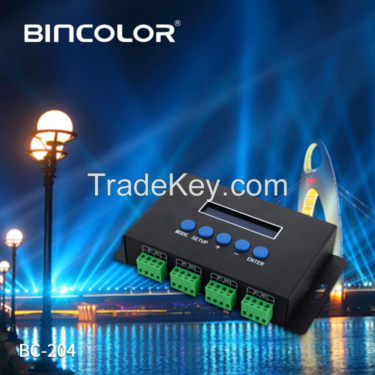 BC-204 SPI Controller Pixel Light Controller Led 4CH DC Art Net Pixel Controller DMX