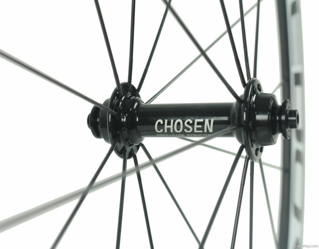 Vogue series 50mm Clincher  Road Carbon Wheels with 2:1 Spokes Ratio