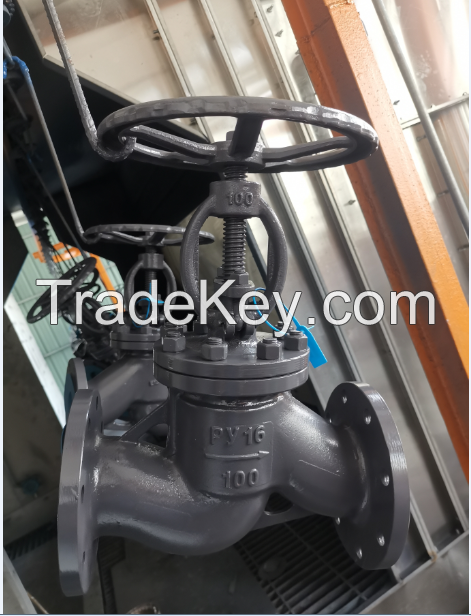 cast steel flanged stop valve