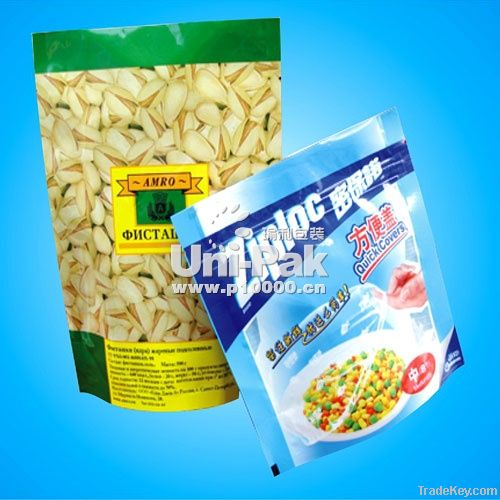 custom foil plastic peanuts food packaging bag