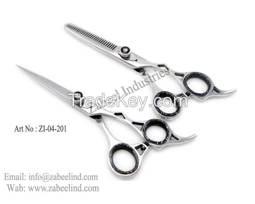 Professional Barber Hair Dressing Scissors/Thinner &amp;amp; Shears Set By Zabeel Industries