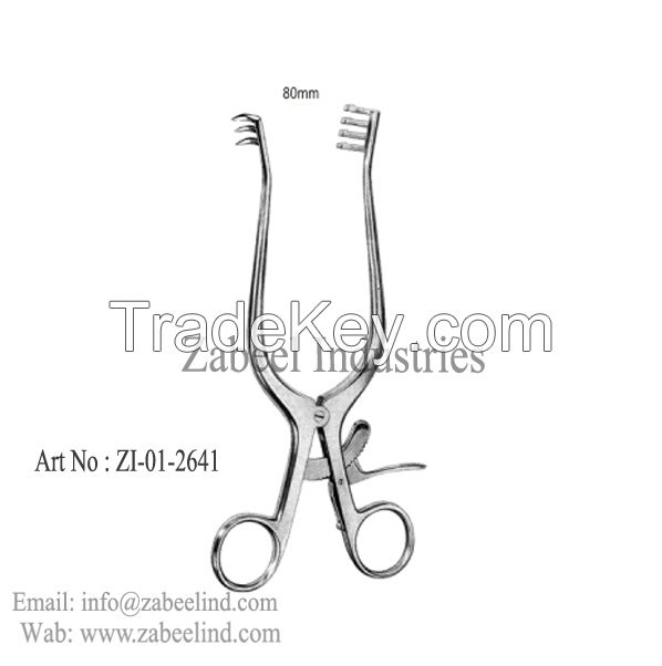 Surgical Instruments Gynecology Product, Weitlaner Retractor Surgical, Obstetrics Rhinology Surgical Instruments By Zabeel Industries