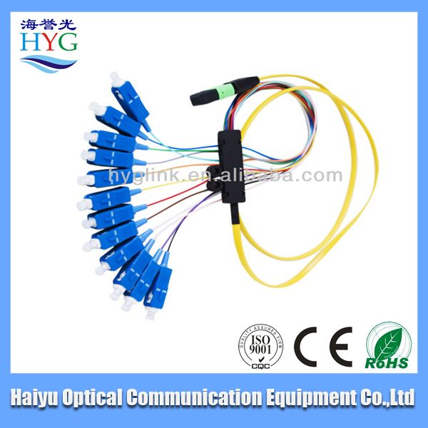  Fiber Optic 1-96 F Aqua mpo-lc om3 Free Shipping