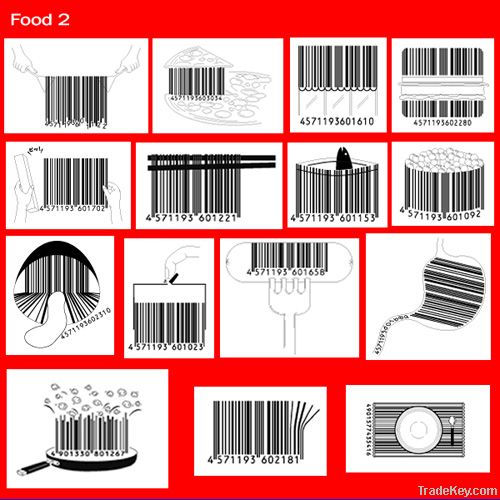 Security Adhesive Bar code