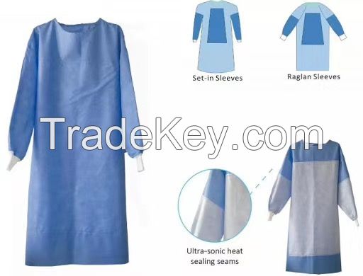 nonwoven material surgical gowns disposalbe suits