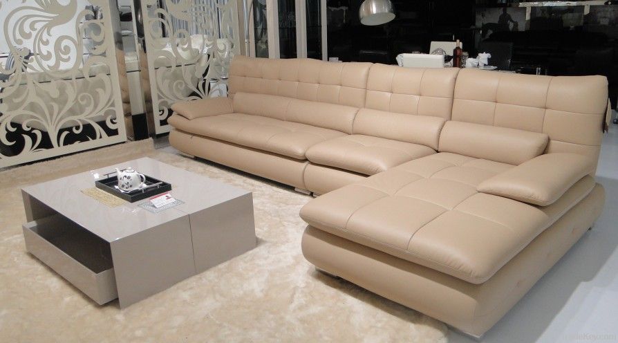 leather sofa