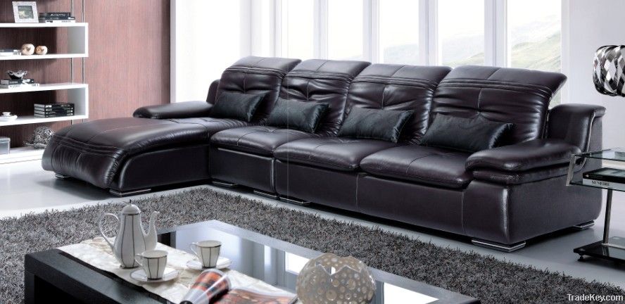 leather sofa