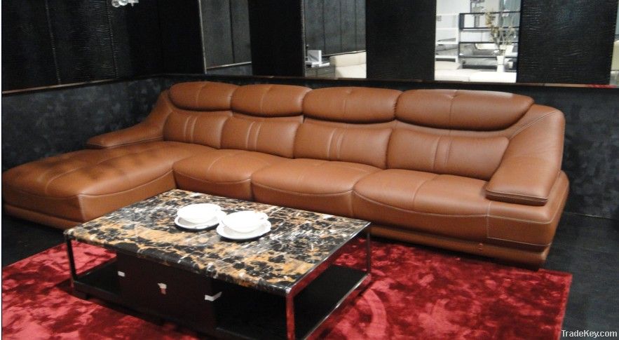 leather sofa