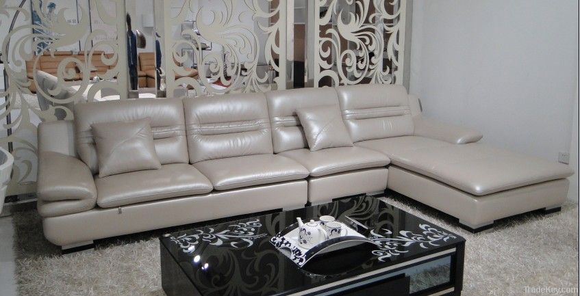 leather sofa