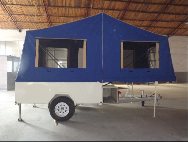 hard floor easy open off road camping trailer