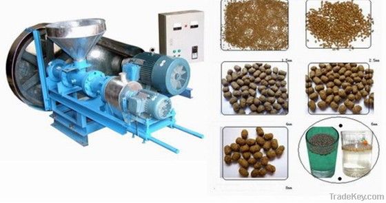 Floating fish pellet machine