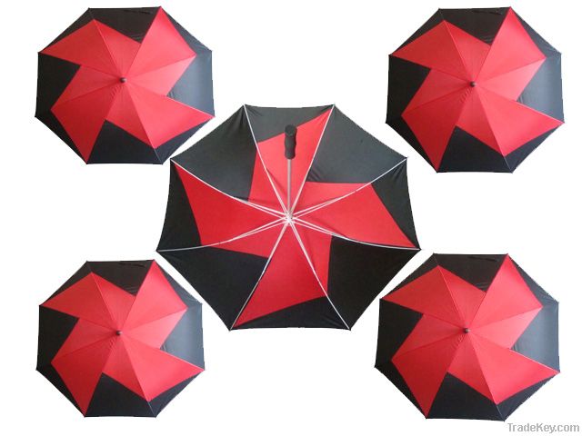 27"*8k fiberglass frame windmill umbrella