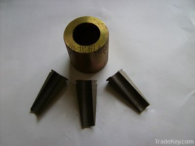 Yellow passivated anchorage (barrel &amp; wedge)