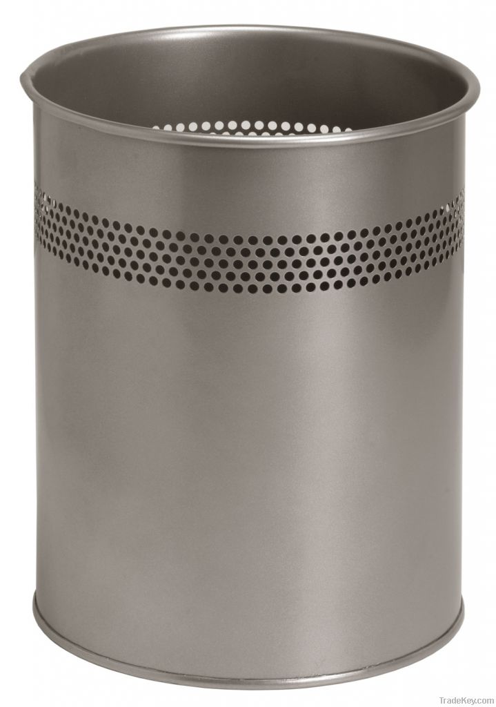 metal waste bin