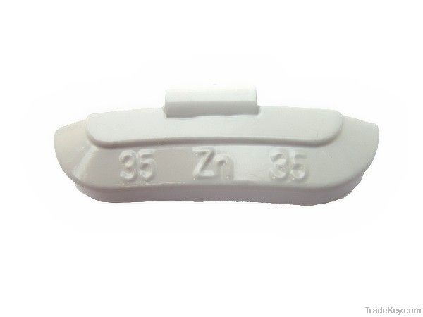 auto parts Zinc clip on wheel balance weights