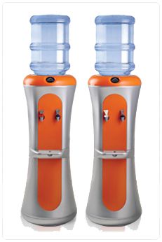 free-standing POU or bottled Hot and cold water dispenser