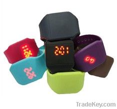 Digital Ultra-thin Silicone LED Watch