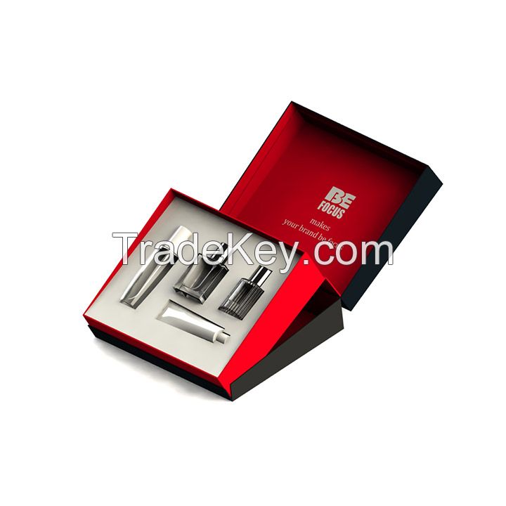 Automatic lifting exquisite perfume suit flip gift box