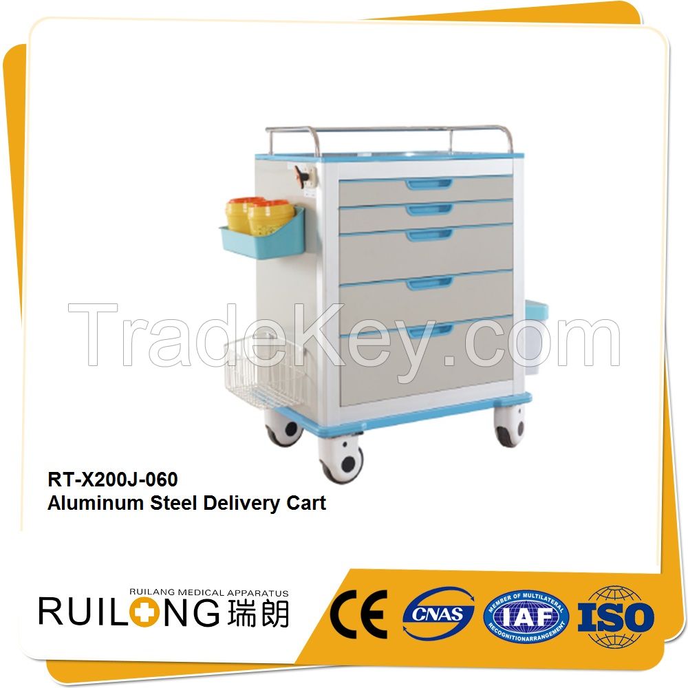 Newest medical resuscitation emergency trolley use for hospital