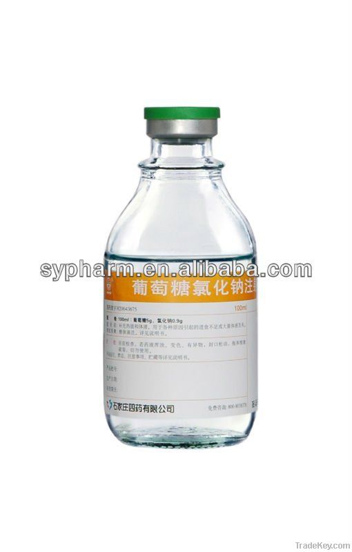 Glucose and sodium chloride infusion