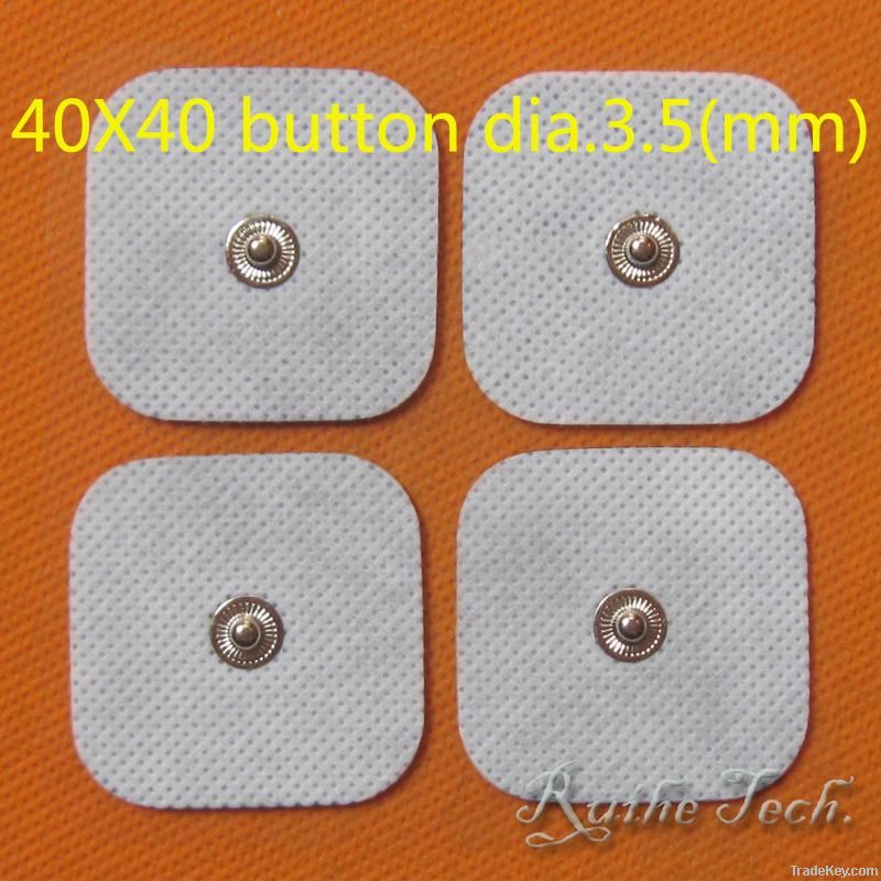 4*4cm Premium gel self adhensive reusable Electrode pads for massager