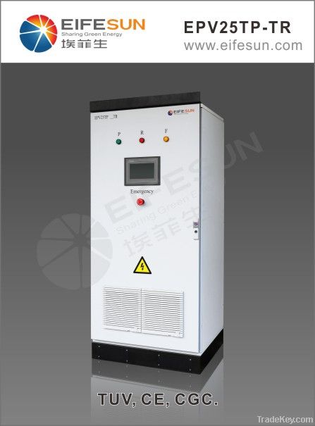 Grid tied solar inverter 25kw