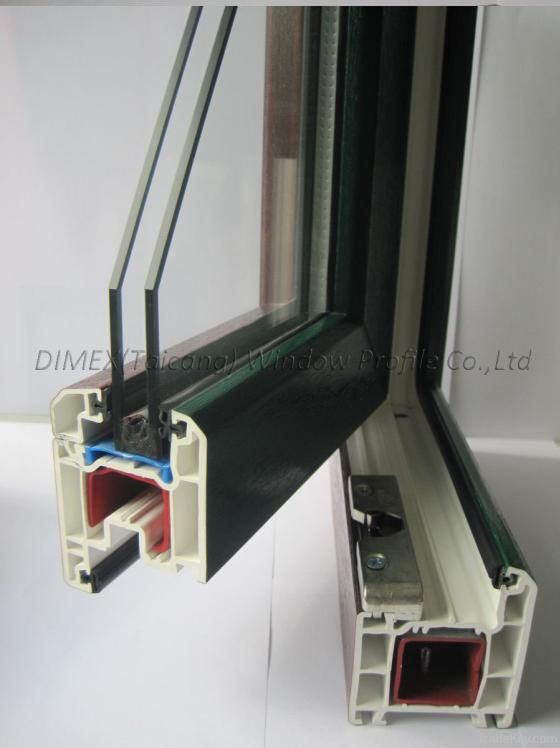 60 series inwards open upvc door sash