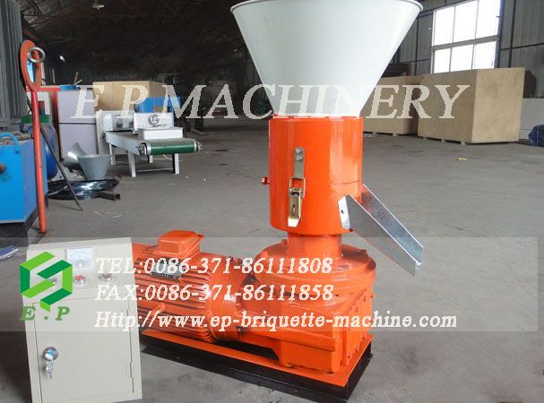 flat die rotating rollers wood pelletiser pressing machine/machinery