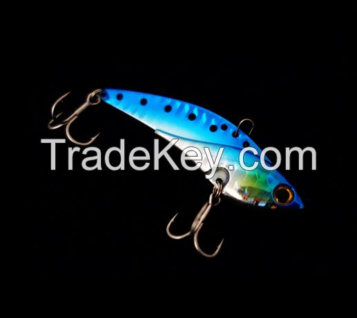 Metal VIB Hard Fishing Lure Salt Water Shallow Water Bass Fishing Spinner Blade Lure For Bass Fishing