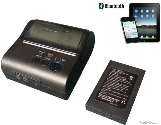 2013 Newest Design---- 80mm Mobile Bluetooth Thermal Receipt Printer