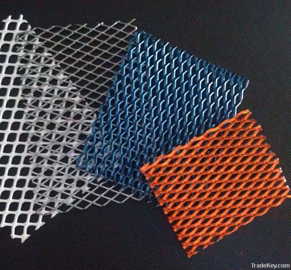 powder coated AL expanded metal mesh