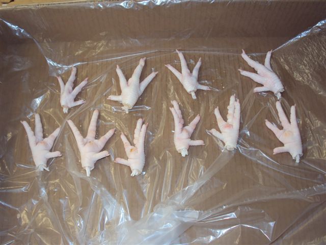 Frozen Processed Chicken Paws