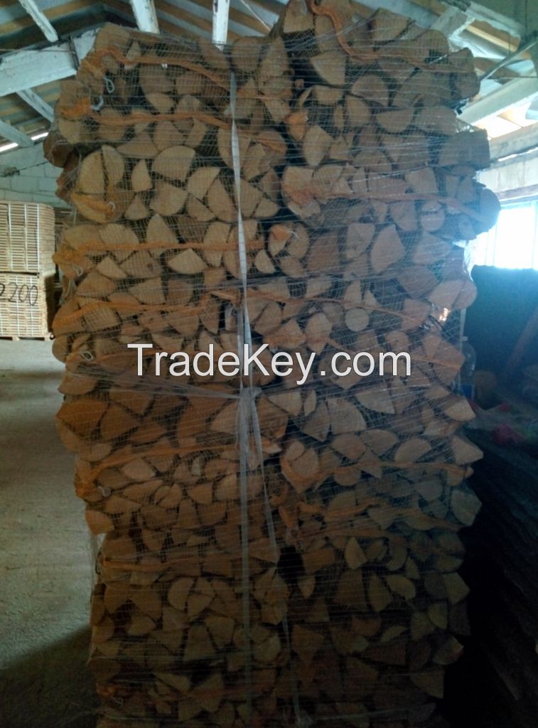 Ash or oak firewood in 10kg bags