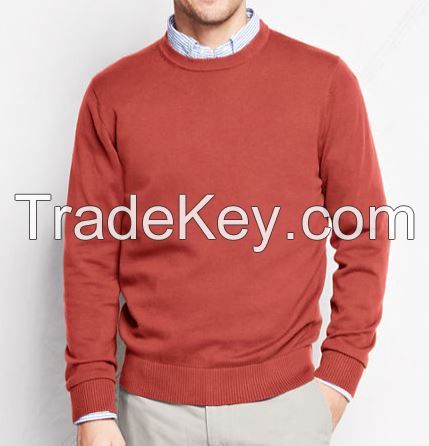 100 % ORGANIC COTTON CREW NECK MENS SWEATERS MACHINE WASHABLE