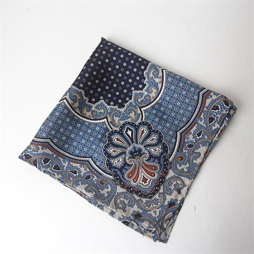 winter warm paisley print wool scarf