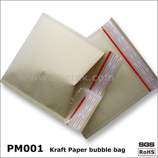 Kraft air bubble envelopes, bubble mailer