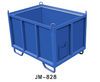 Steel pallet container