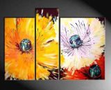 Group Flower Painting on Canvas (gf-680)