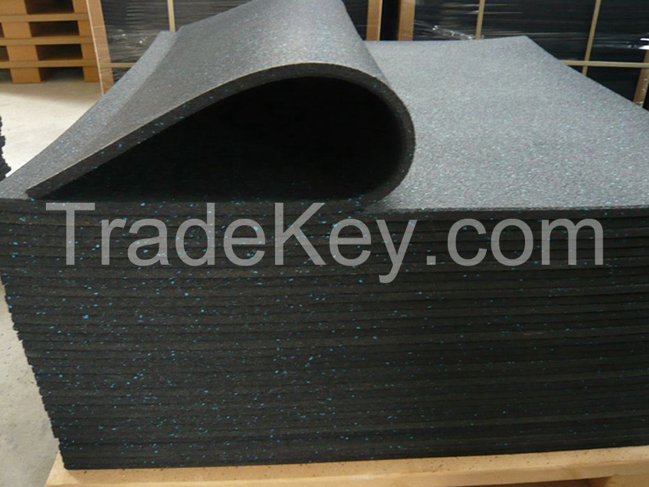 Durable EPDM Rubber Flooring Mat Gym Tiles