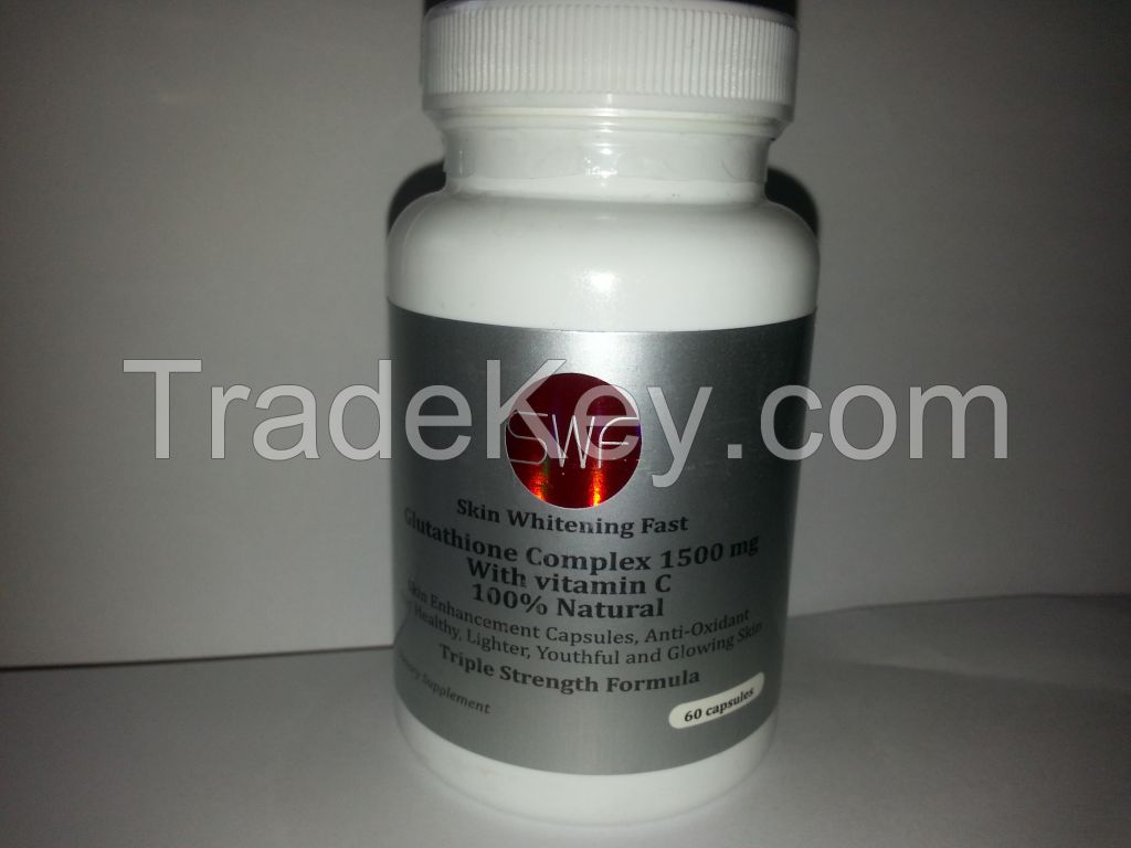 1500mg Glutathione skin whitening capsules