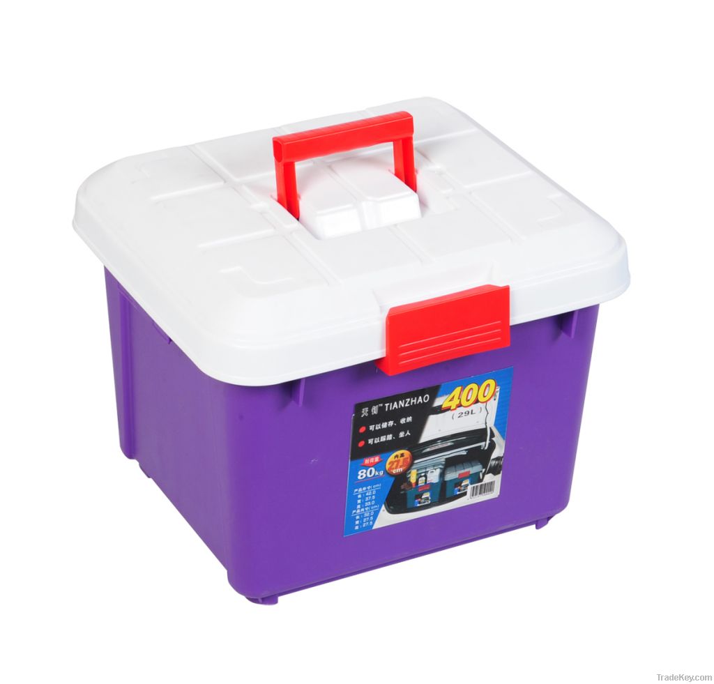 Plastic Storage Case With Handle