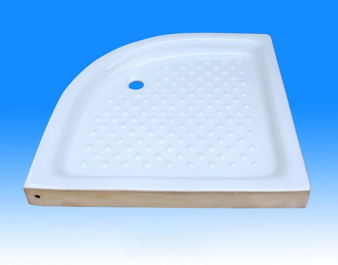 Corner Large Irregular LS900X900 Ceramic Shower Tray 