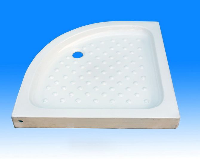 Corner Irregular LS800X800 CERAMIC SHOWER TRAY 