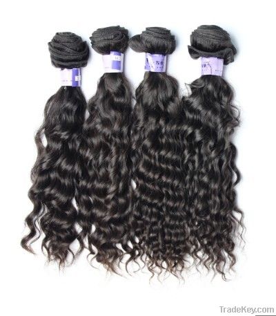 5A Grade Brazilian Virgin Hair Deep Wave Human Hair Weft