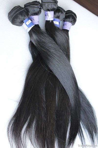 Unprocessed European Virgin Human Hair Extension Silky Straight