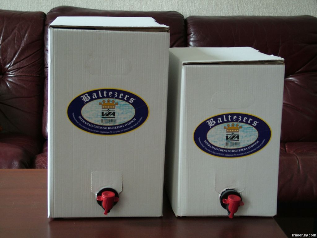 Bag in Box 10L, 20L Natural Water BALTEZERS