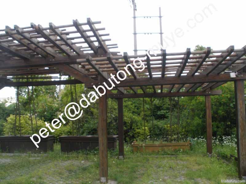 outdoor wooden pavilion