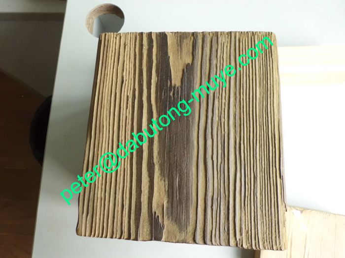 carved board----surface carbonization