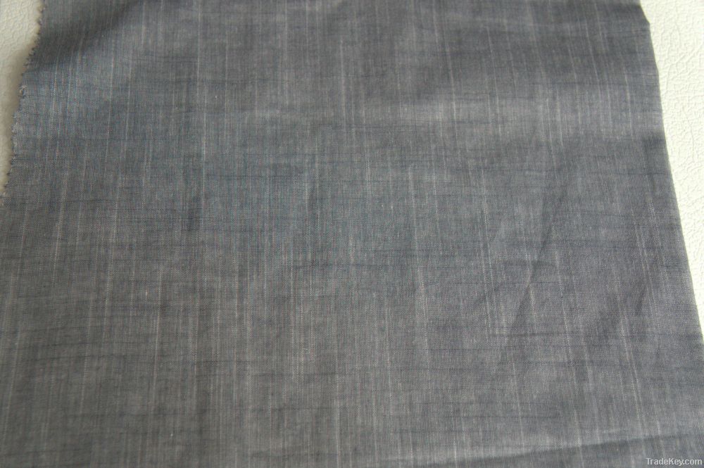 100% cotton slubby fabric