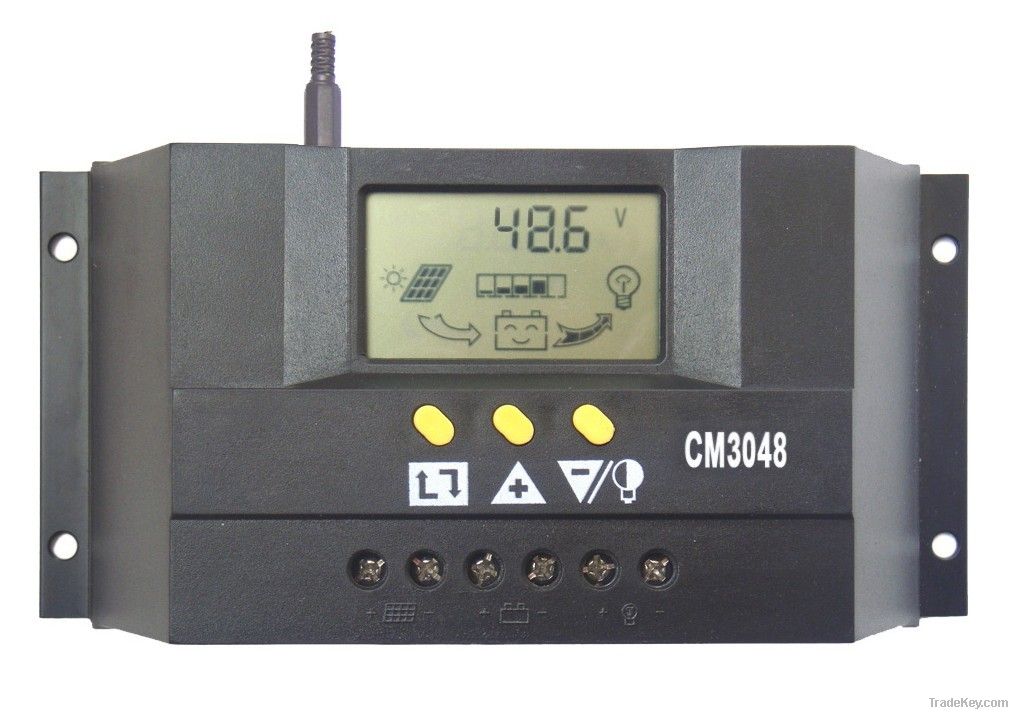 30A 48v charging and discharging solar controller